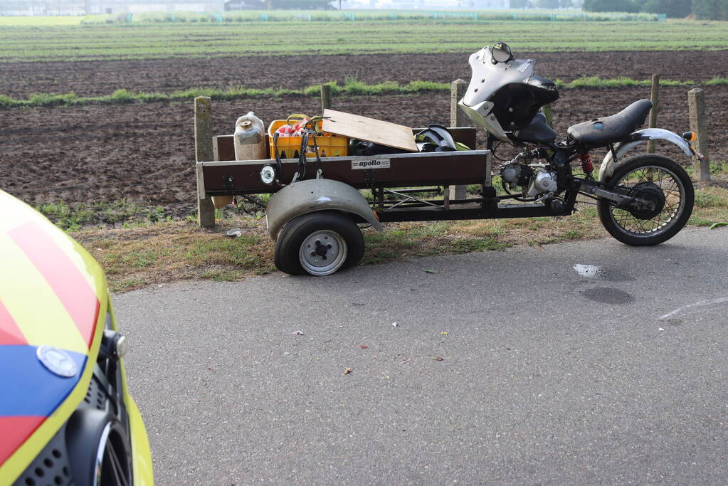Motorrijder gewond na uitwijkmanoeuvre