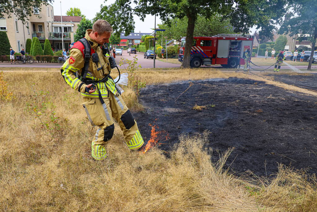 Flink stuk natuur vanwege brand verwoest