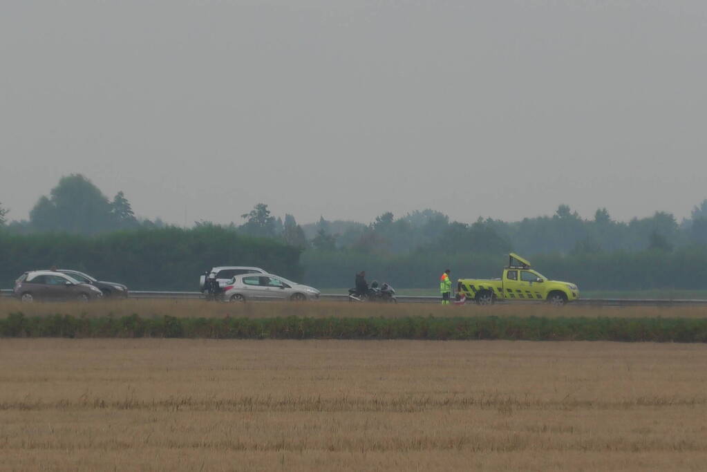 Verkeer stilgezet op A58 vanwege incident op viaduct