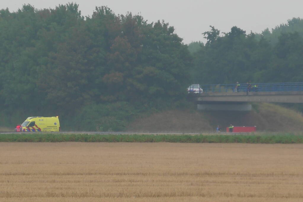 Verkeer stilgezet op A58 vanwege incident op viaduct
