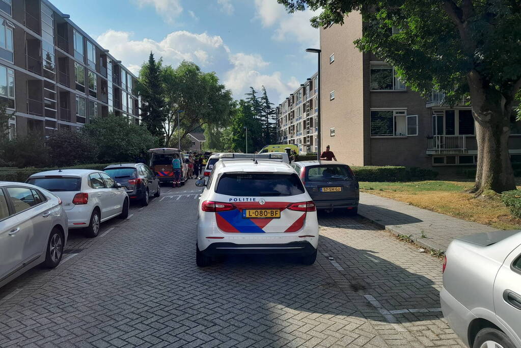 Veel politie aanwezig na melding van steekpartij