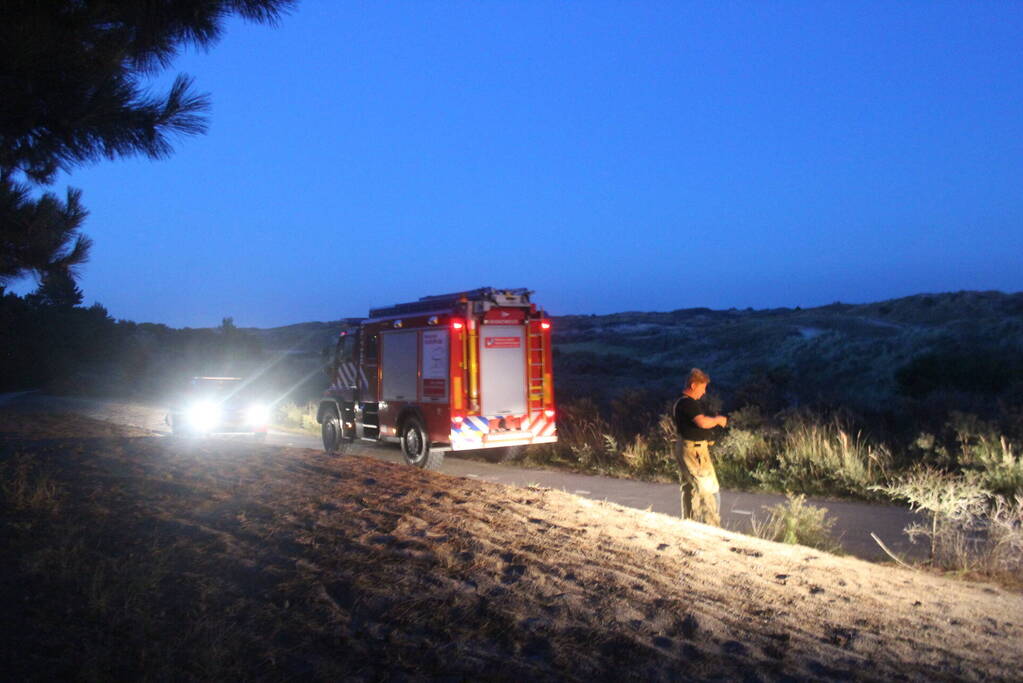Duinbrand snel onder controle