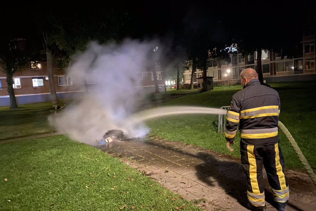 Brand in speeltuin snel geblust