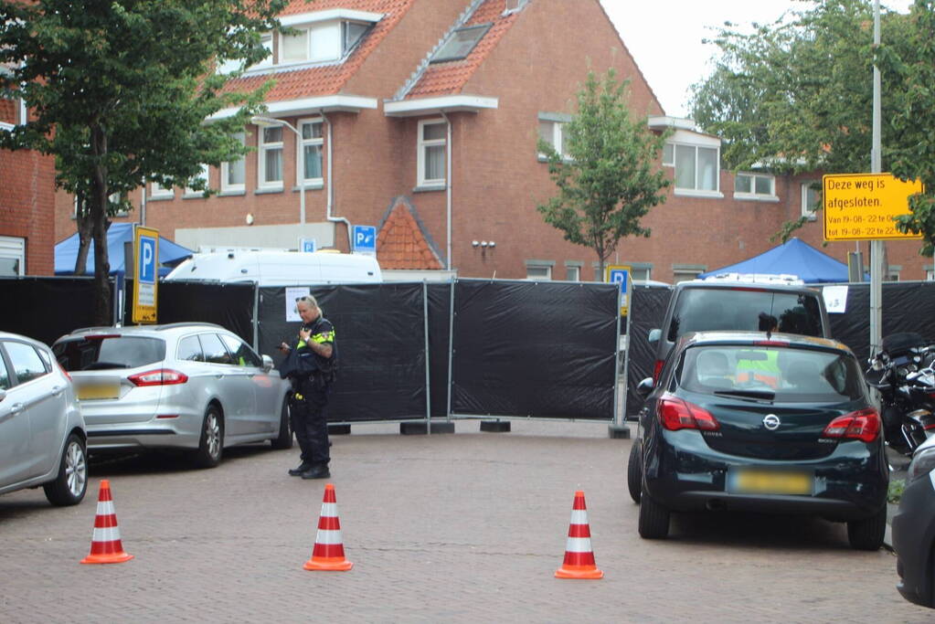 Straat hermetisch afgesloten door reconstructie