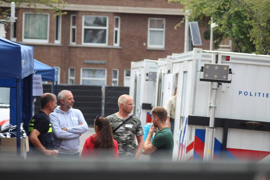 Straat hermetisch afgesloten door reconstructie