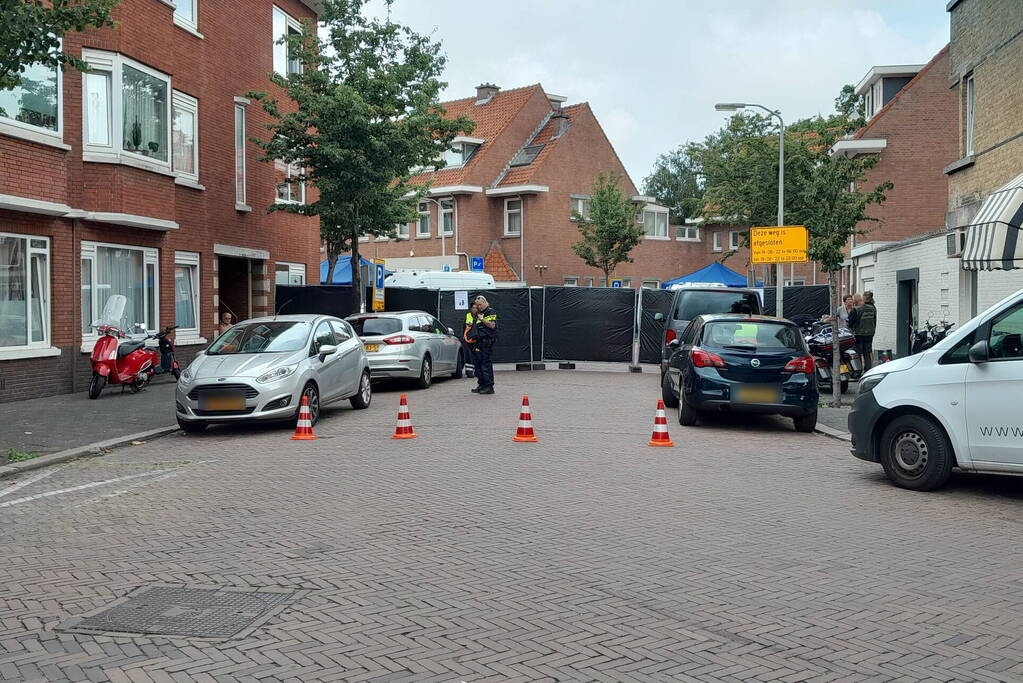 Straat hermetisch afgesloten door reconstructie