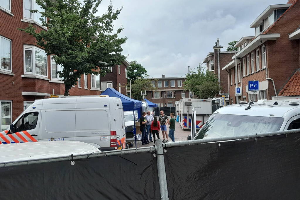Straat hermetisch afgesloten door reconstructie