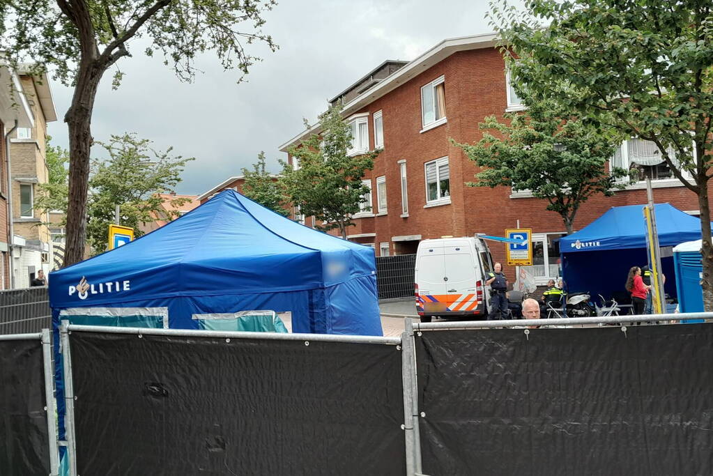 Straat hermetisch afgesloten door reconstructie