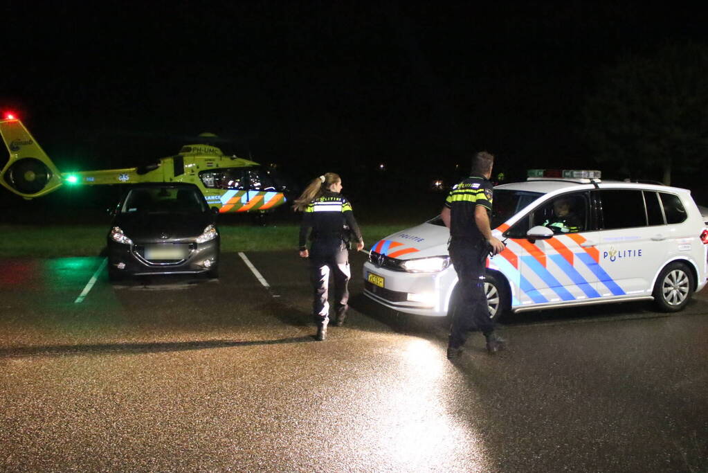 Traumahelikopter ingezet voor incident in woning