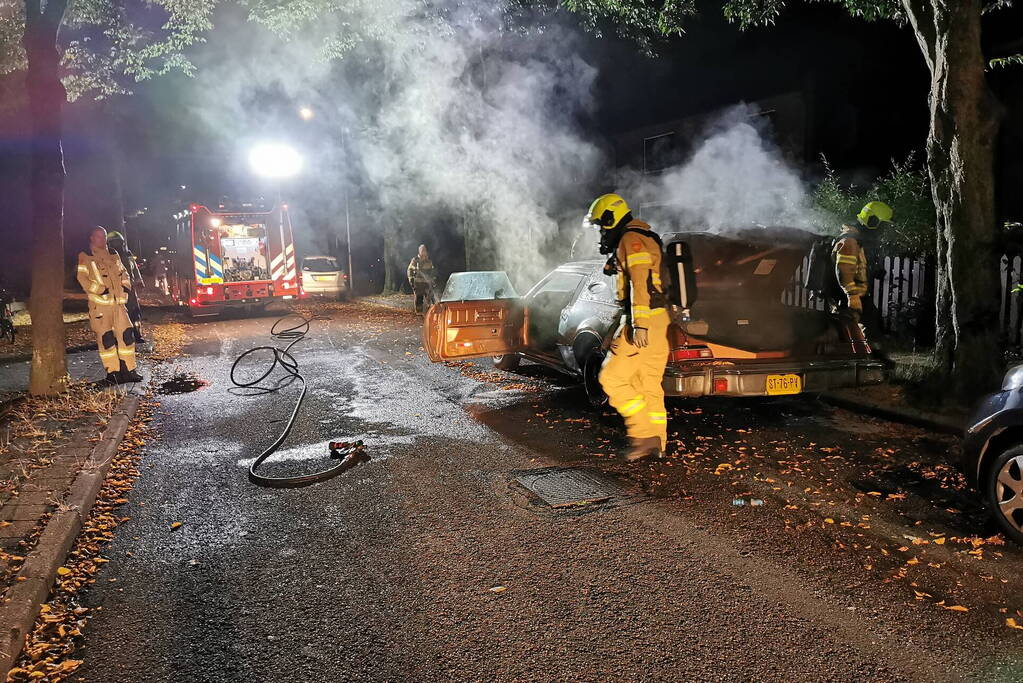 Lincoln-oldtimer loopt brandschade op
