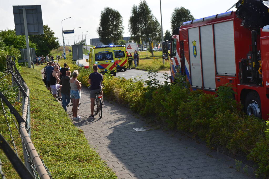 Motorrijder zwaargewond bij aanrijding