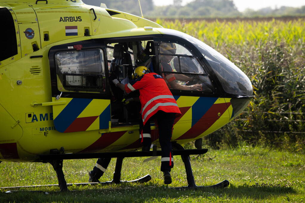Mevrouw in gezicht getrapt door paard