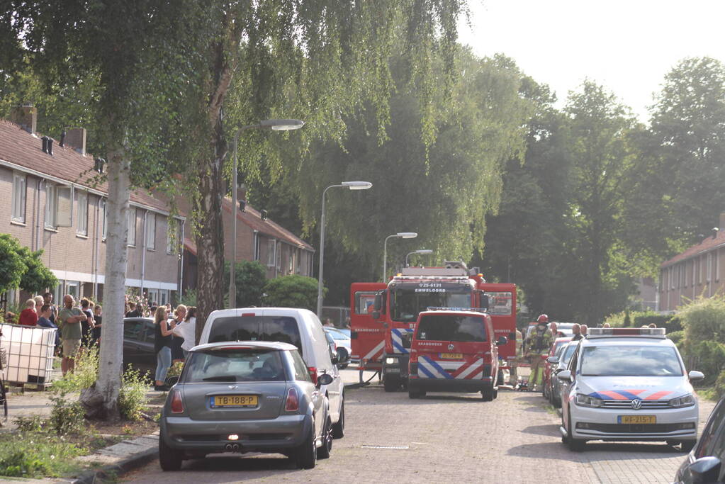 Woning zwartgeblakerd vanwege brand in keuken