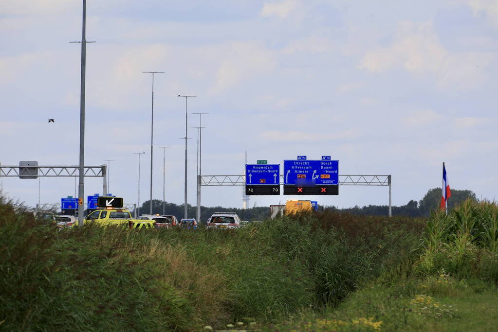 Traumahelikopter landt voor zwaar ongeval met motorrijder