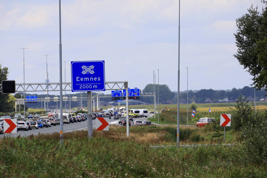 Traumahelikopter landt voor zwaar ongeval met motorrijder