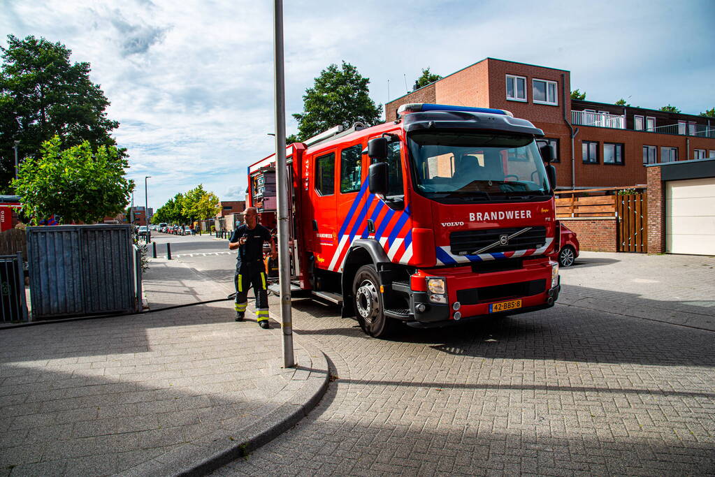 Brand in liftmachinekamer snel geblust