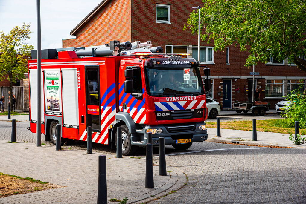 Brand in liftmachinekamer snel geblust