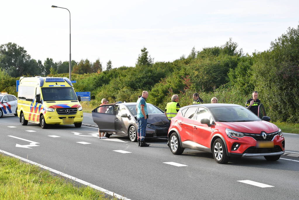 Kinderen betrokken bij kop-staart botsing