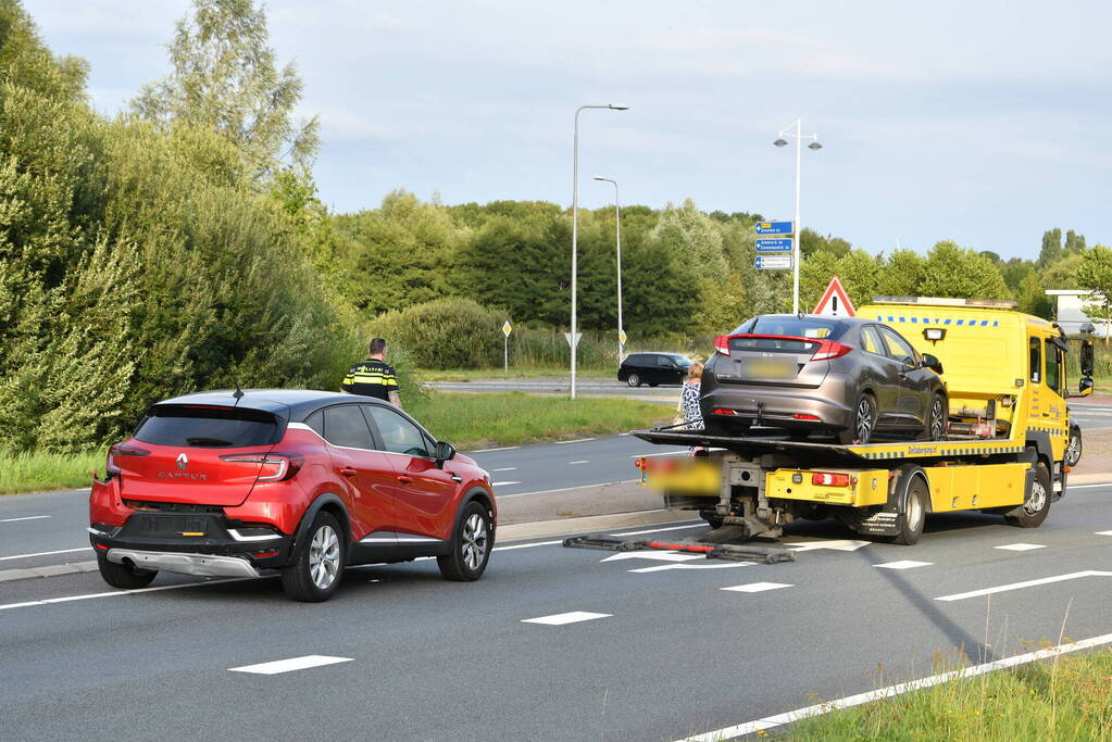Kinderen betrokken bij kop-staart botsing