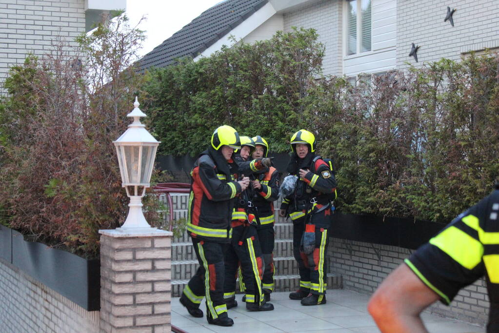 Flinke rookontwikkeling bij brand in vrijstaande woning