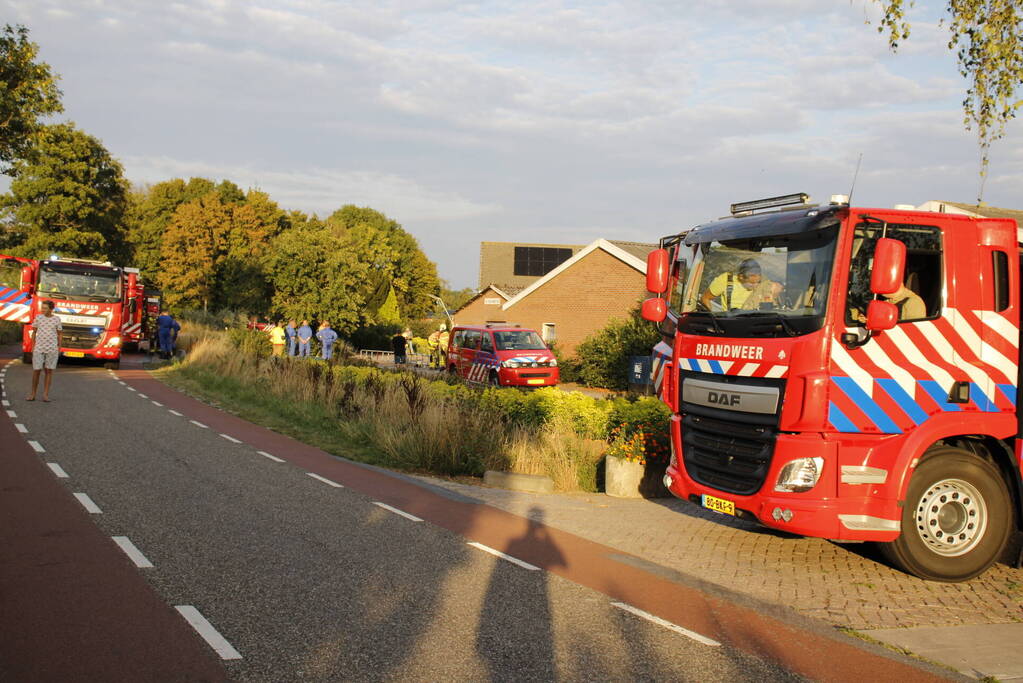 Asbest vrijgekomen bij brand in varkensschuur