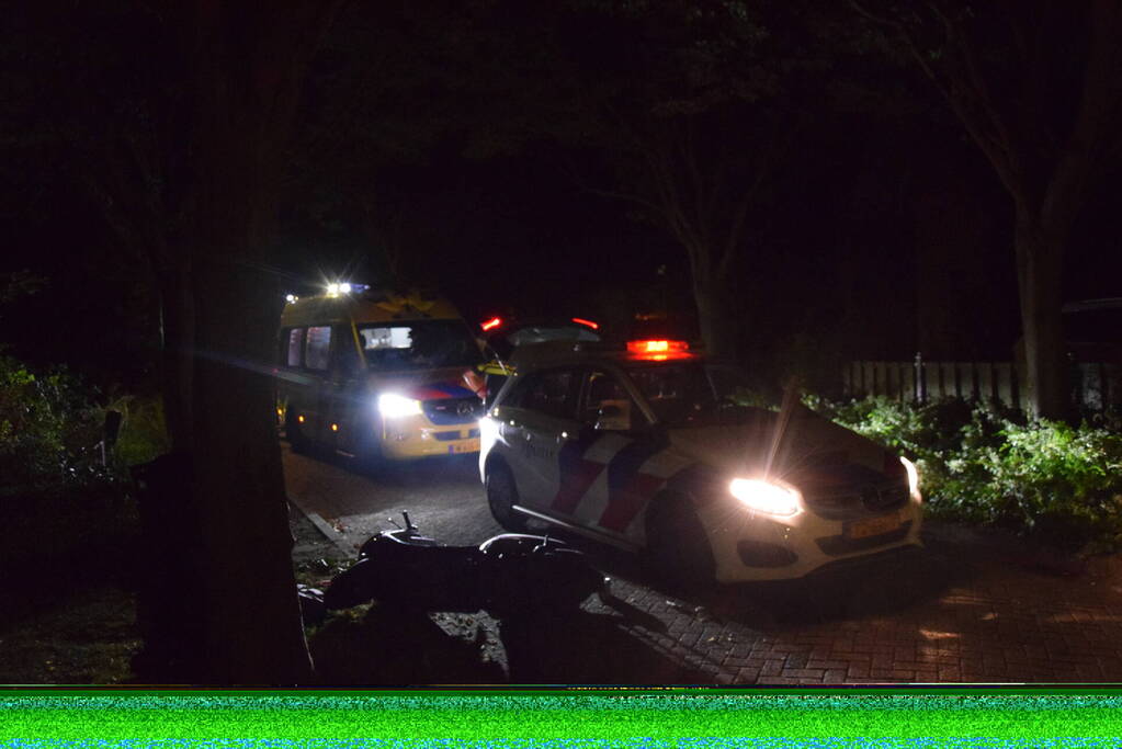 Scooterrijder gewond na achtervolging