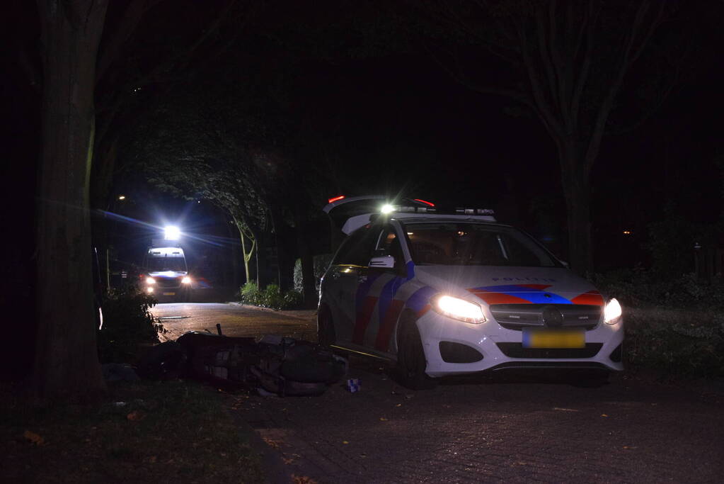 Scooterrijder gewond na achtervolging