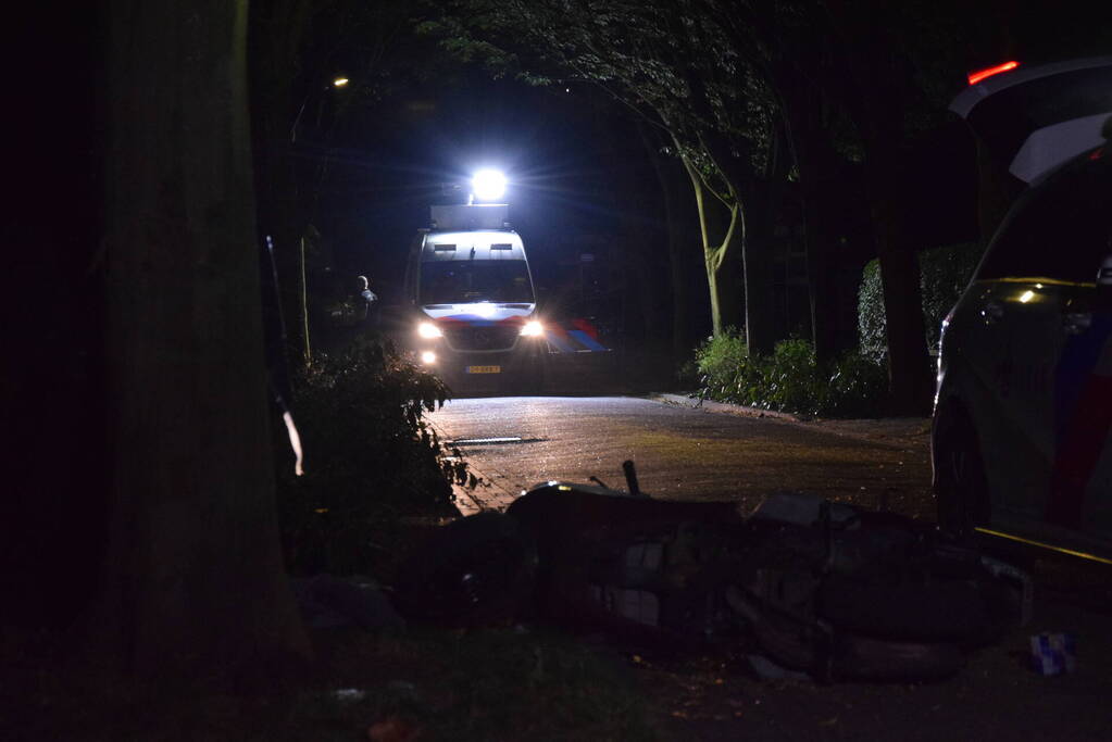 Scooterrijder gewond na achtervolging