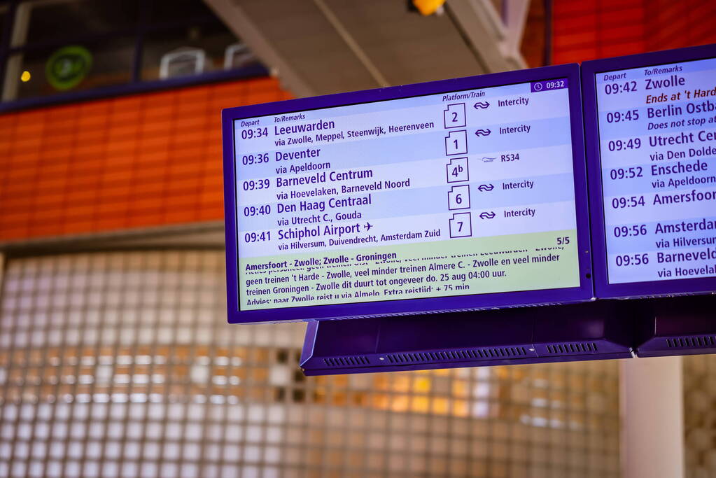 Dag 1 estafettestaking NS