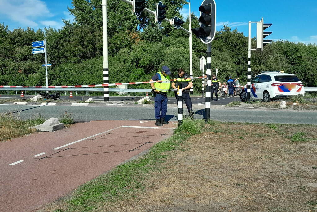 Scooterrijder ernstig gewond bij ongeluk