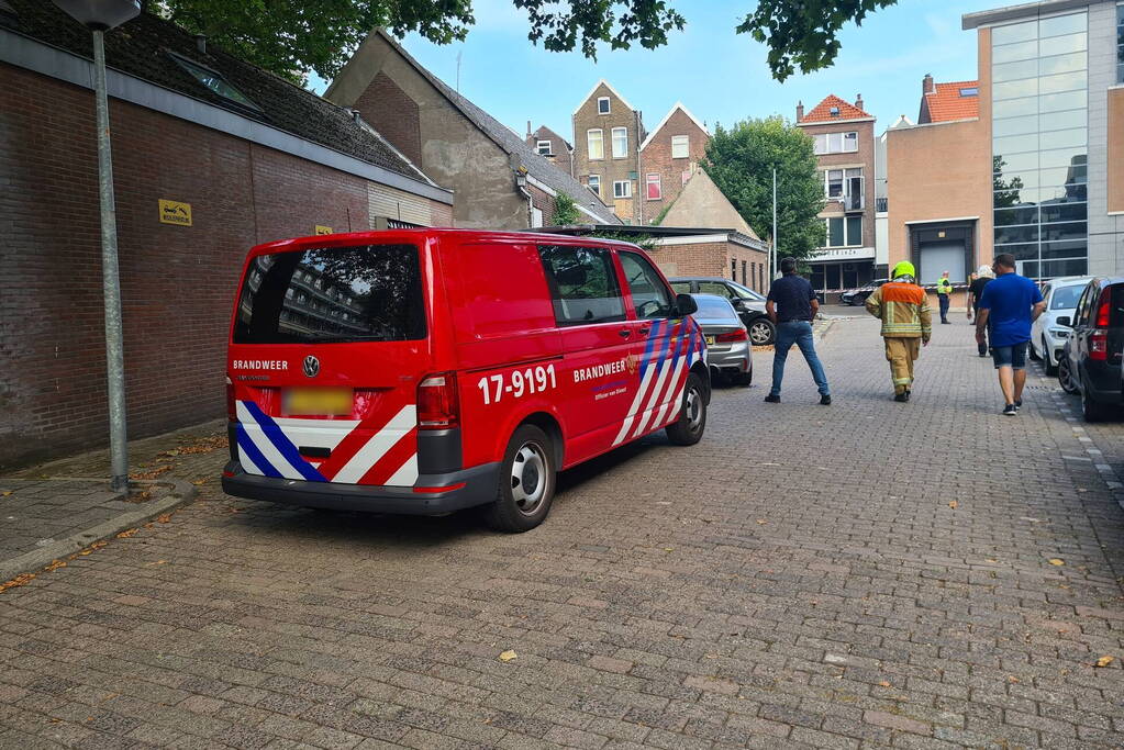 Schuur zwaar beschadigd door instorting