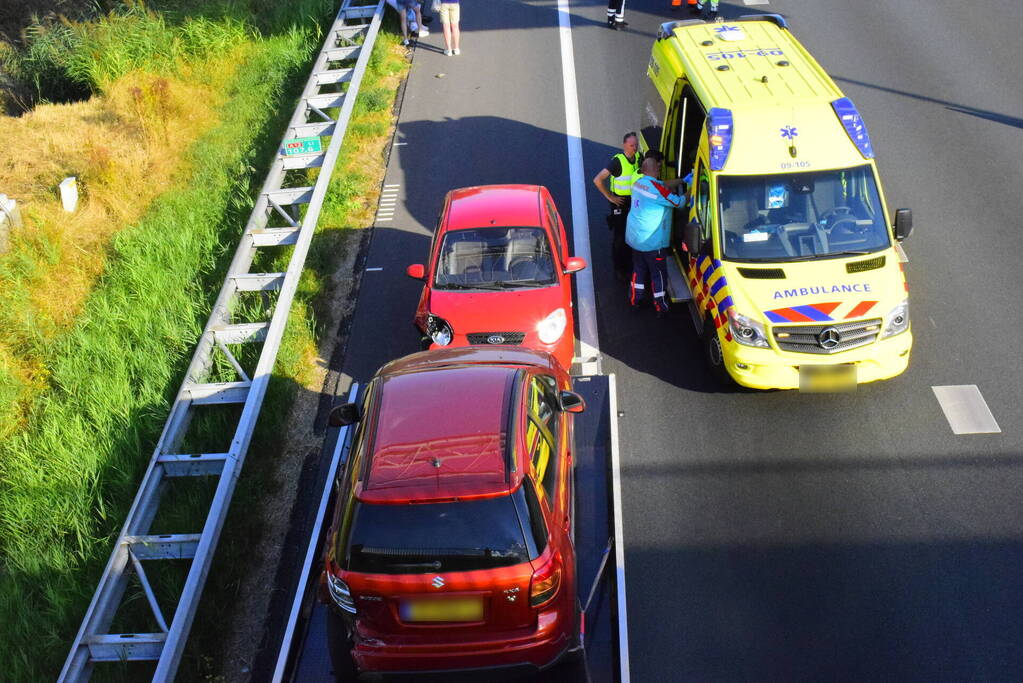 Gewonde bij ongeval op snelweg