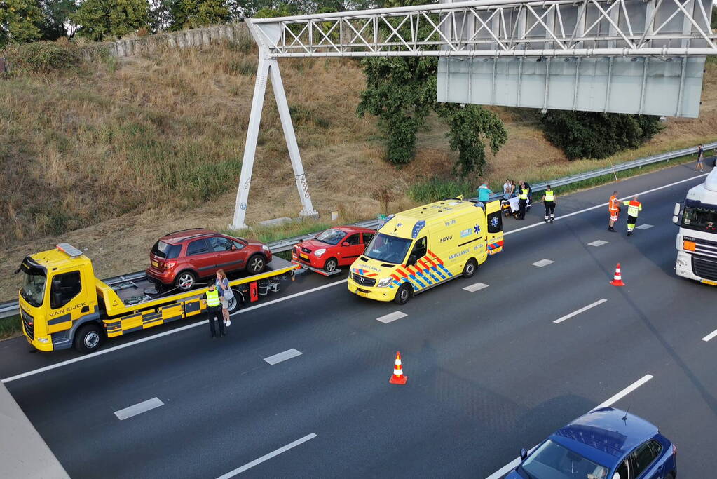 Gewonde bij ongeval op snelweg