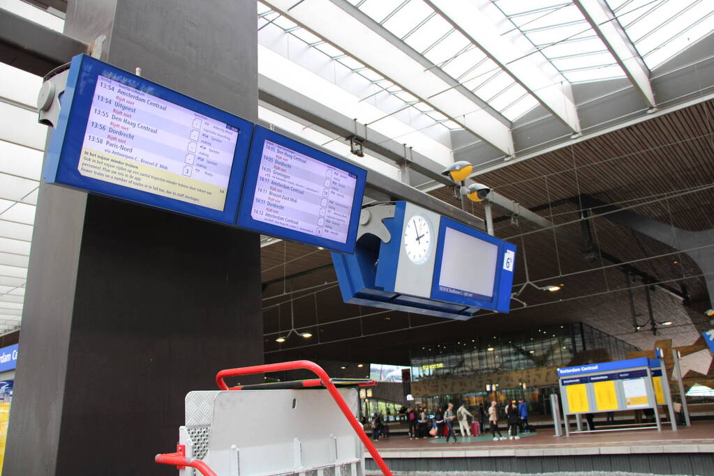 Erg stil op centraal station door staking NS-personeel