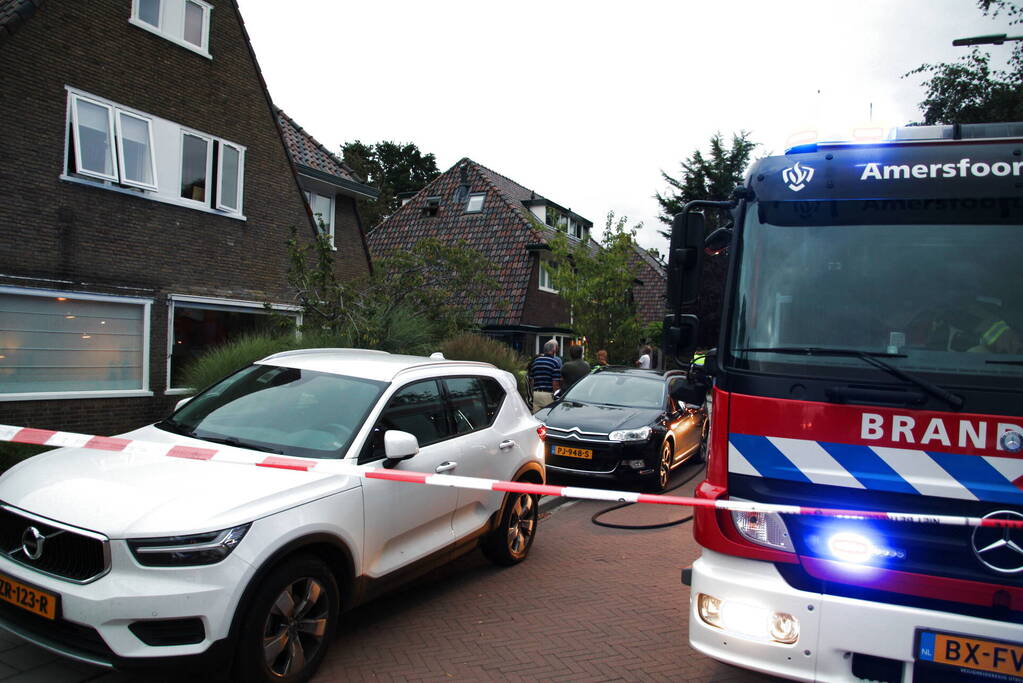Straat afgezet vanwege brand in schoorsteen