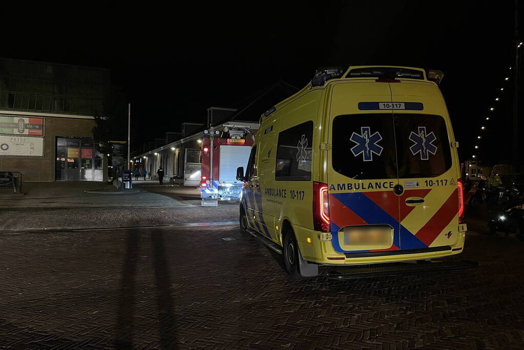 Persoon val in het water