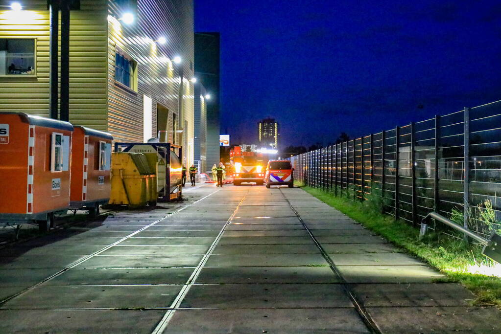 Inpandige brand bij AEB bio energie centrale