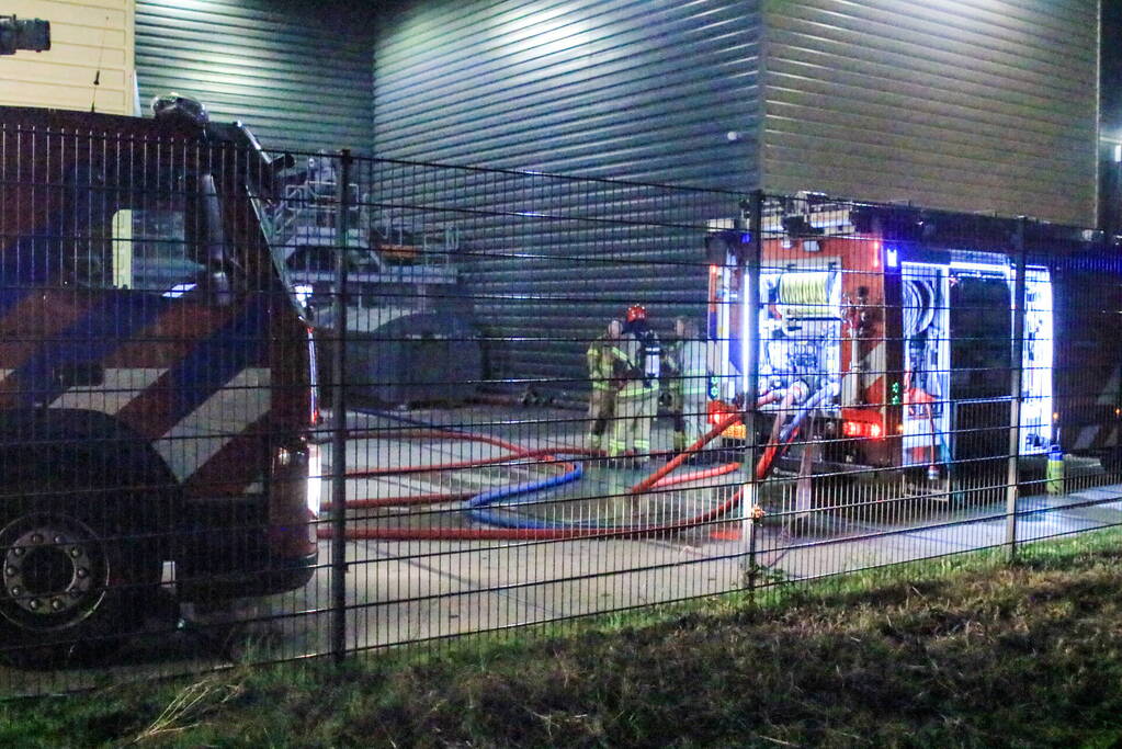 Inpandige brand bij AEB bio energie centrale