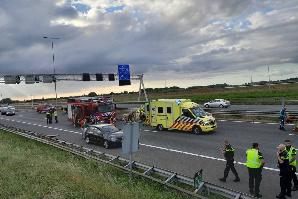 Flinke ravage door ongeval op snelweg