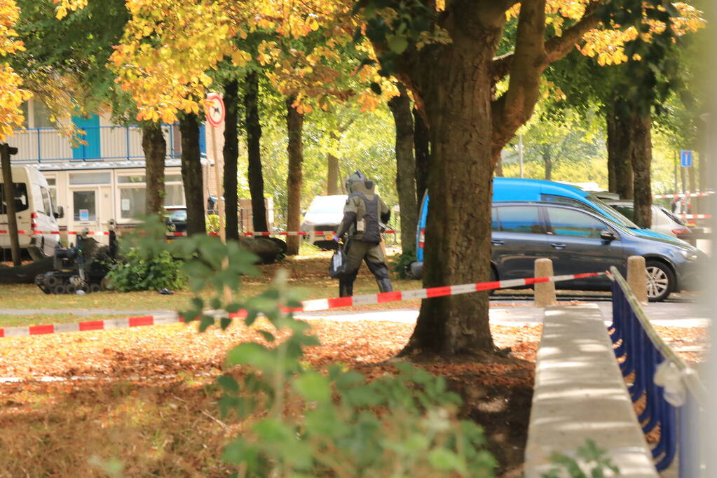 Woningen ontruimd door mogelijk explosief