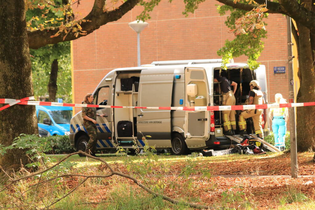 Woningen ontruimd door mogelijk explosief
