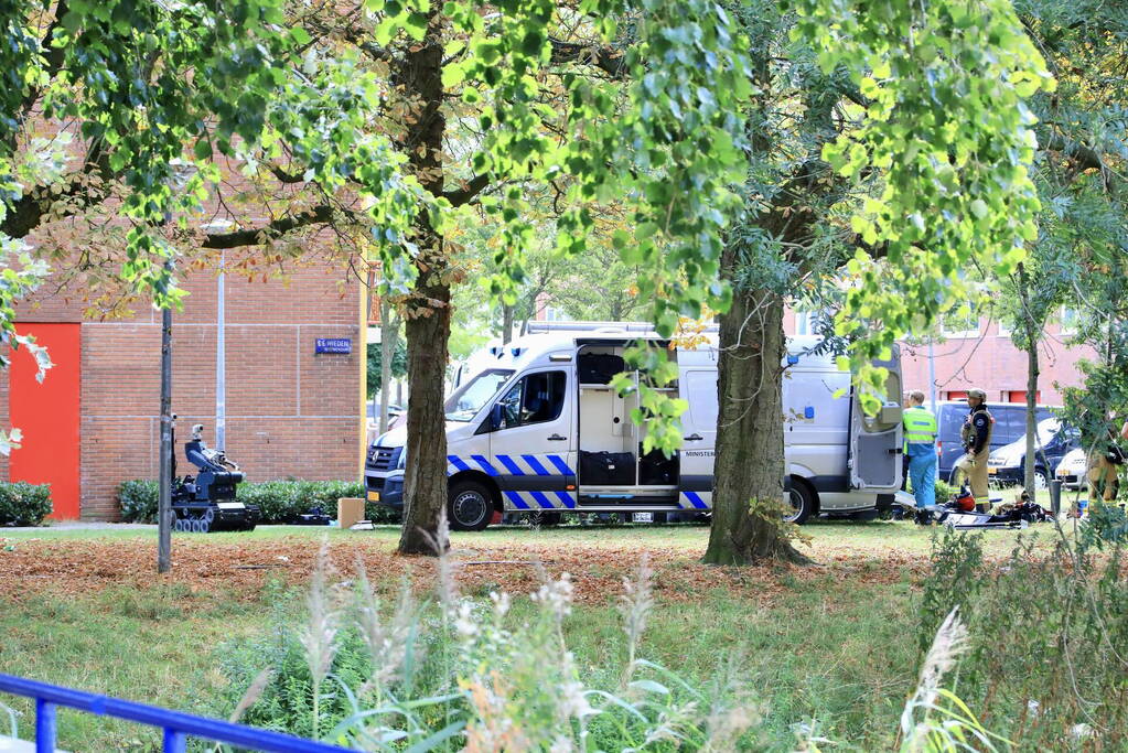 Woningen ontruimd door mogelijk explosief