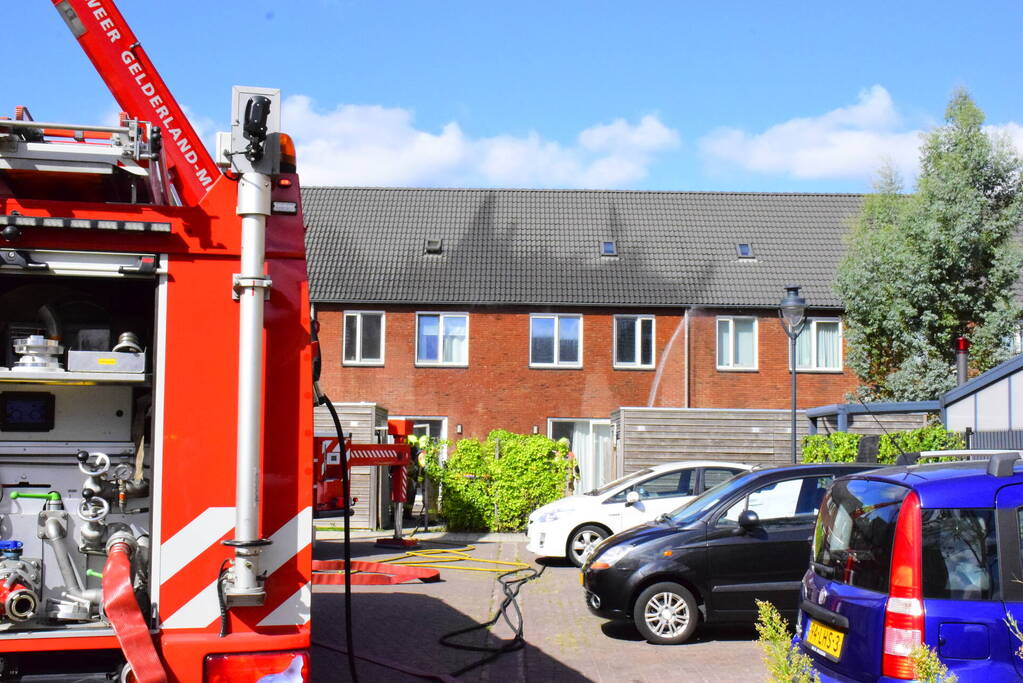 Middelbrand in spouwmuur