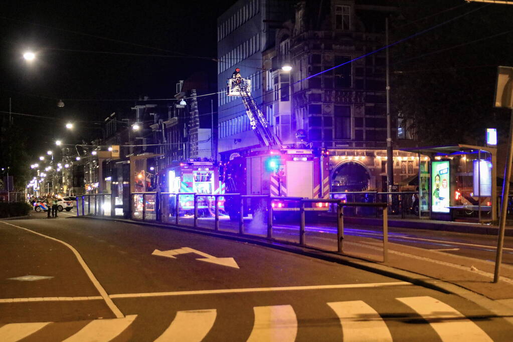 Woningbrand na explosie