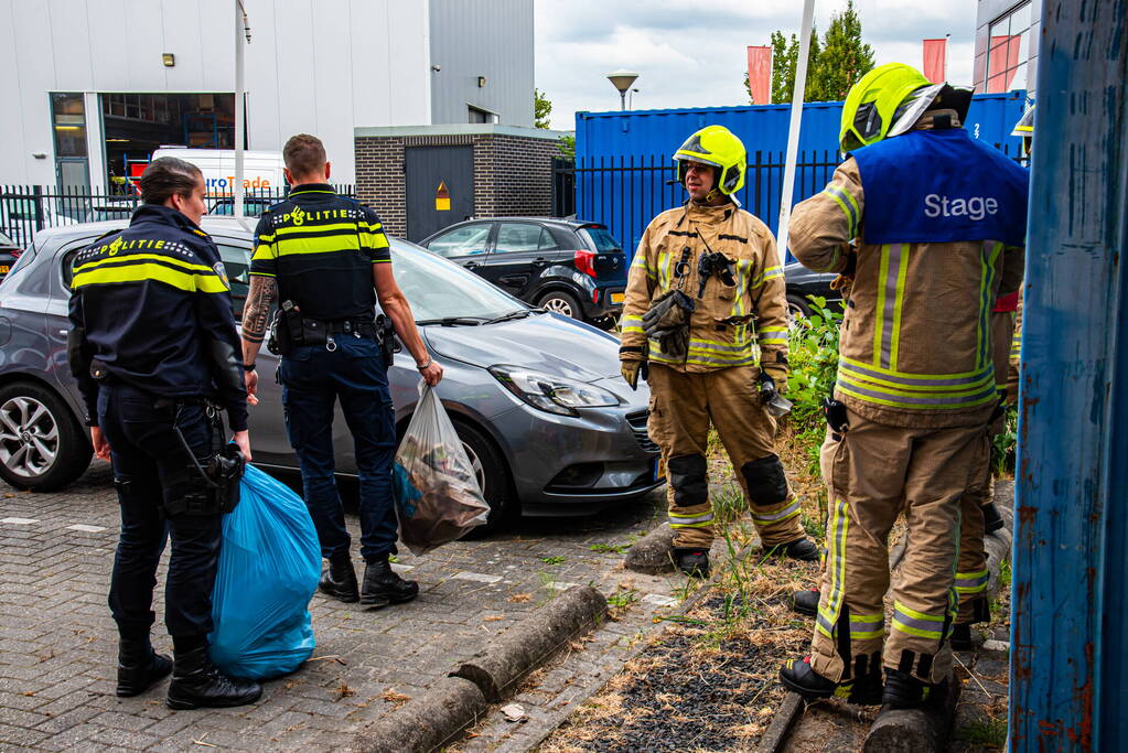 Brandweer doet onderzoek naar gedumpt afval