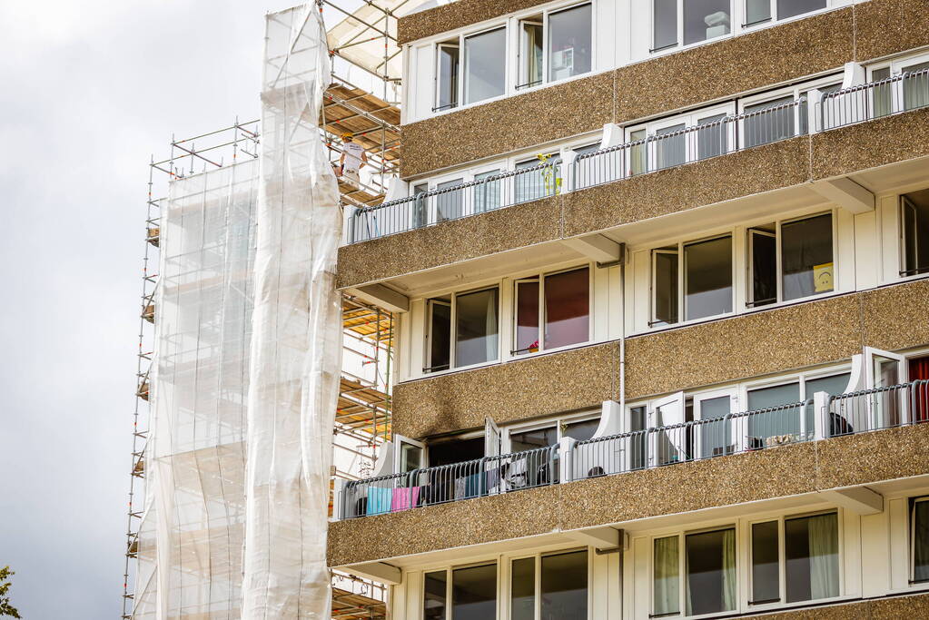 Schade na brand in flatwoning