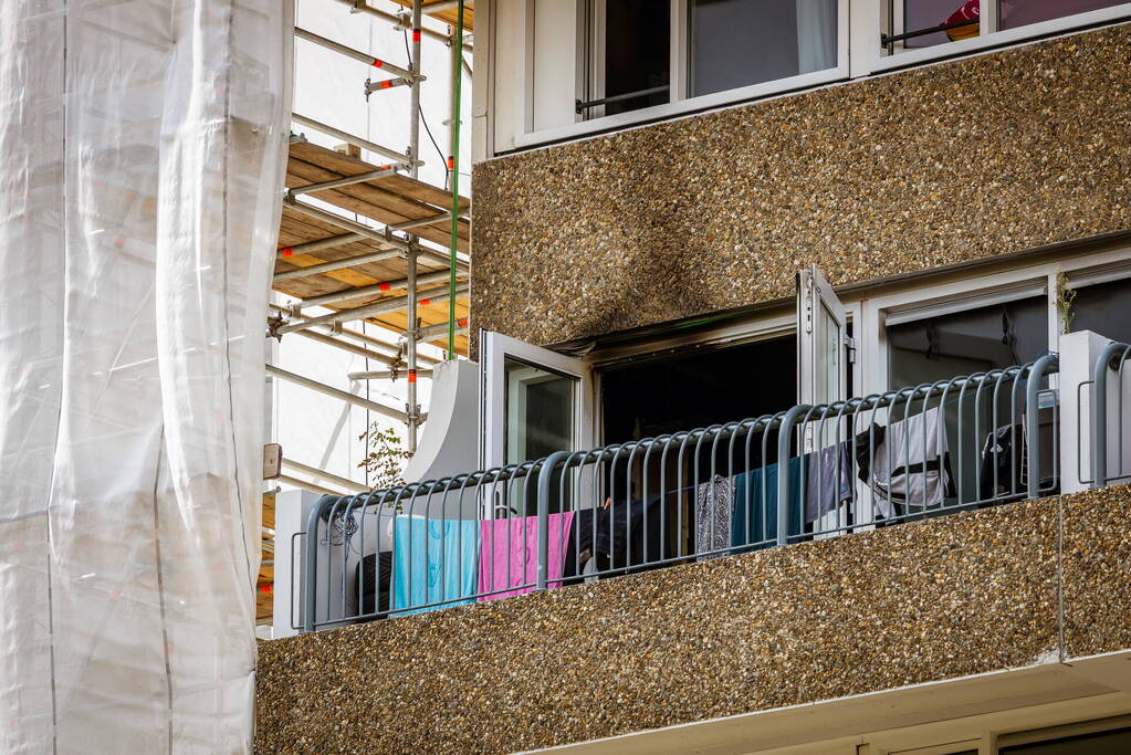 Schade na brand in flatwoning