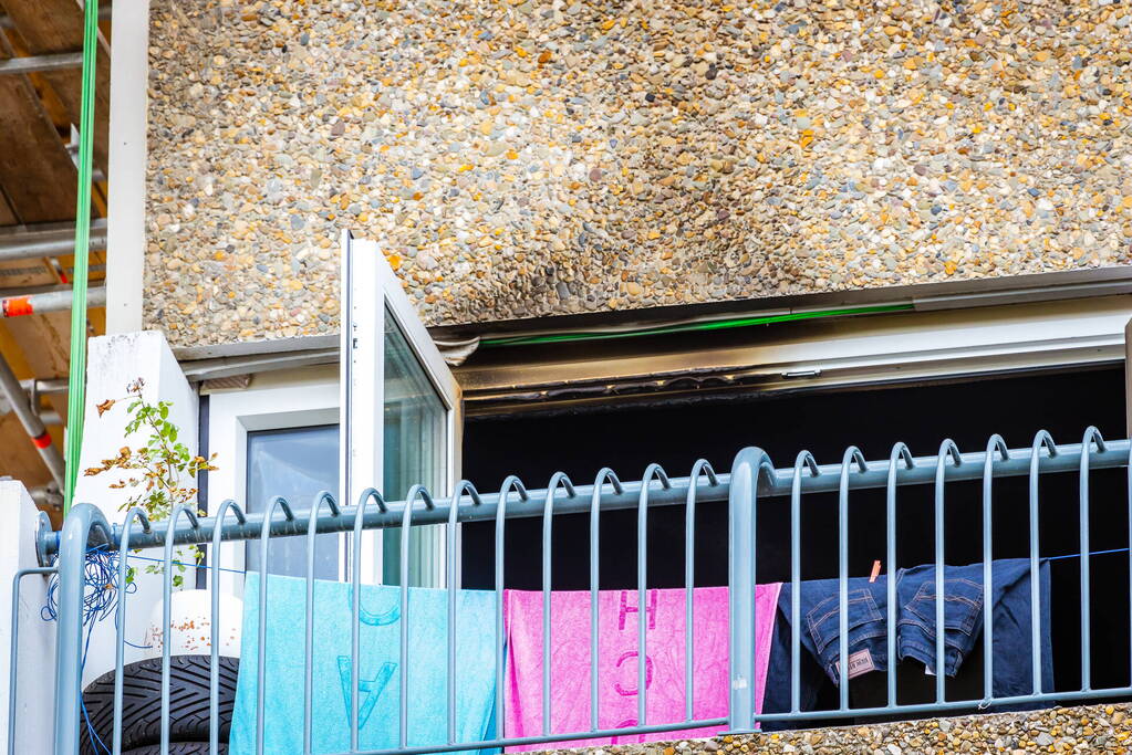 Schade na brand in flatwoning