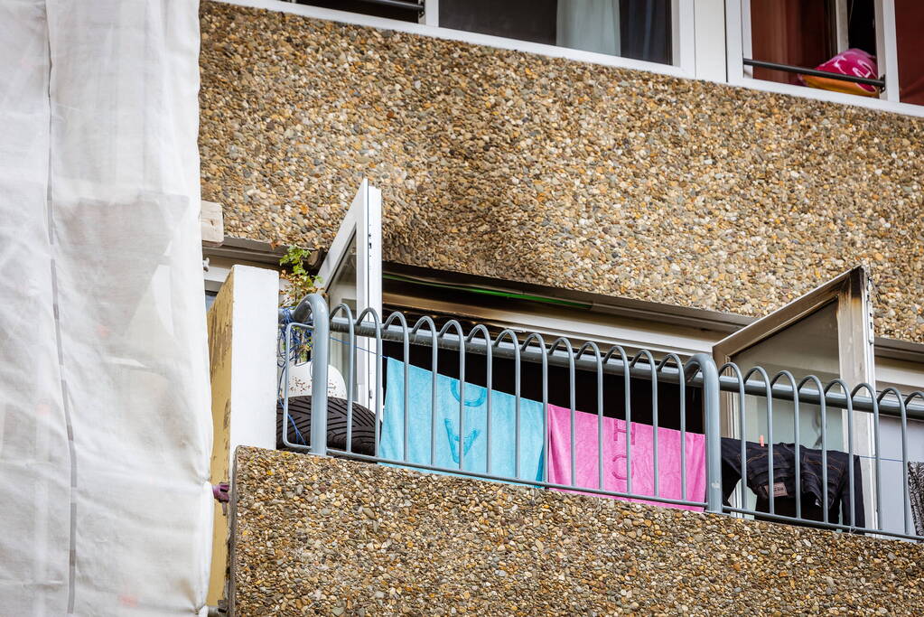 Schade na brand in flatwoning