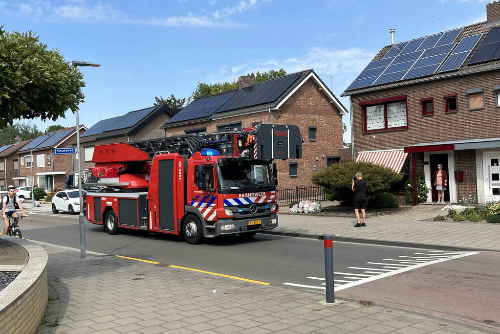 Kleine brand in appartementencomplex